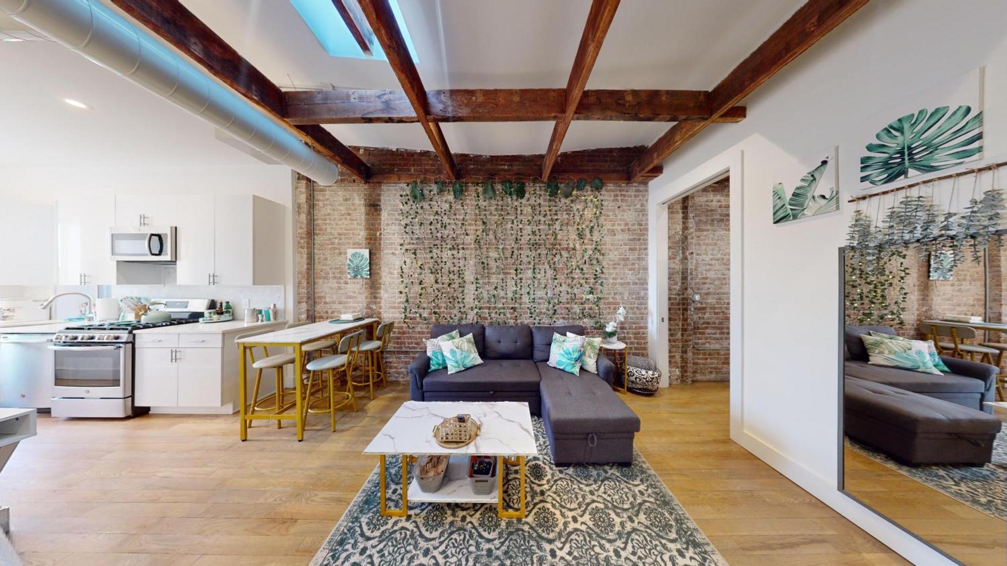 Chic Penthouse 15 Minutes From Nyc - Bus Stop At Doorstep Хобокен Экстерьер фото