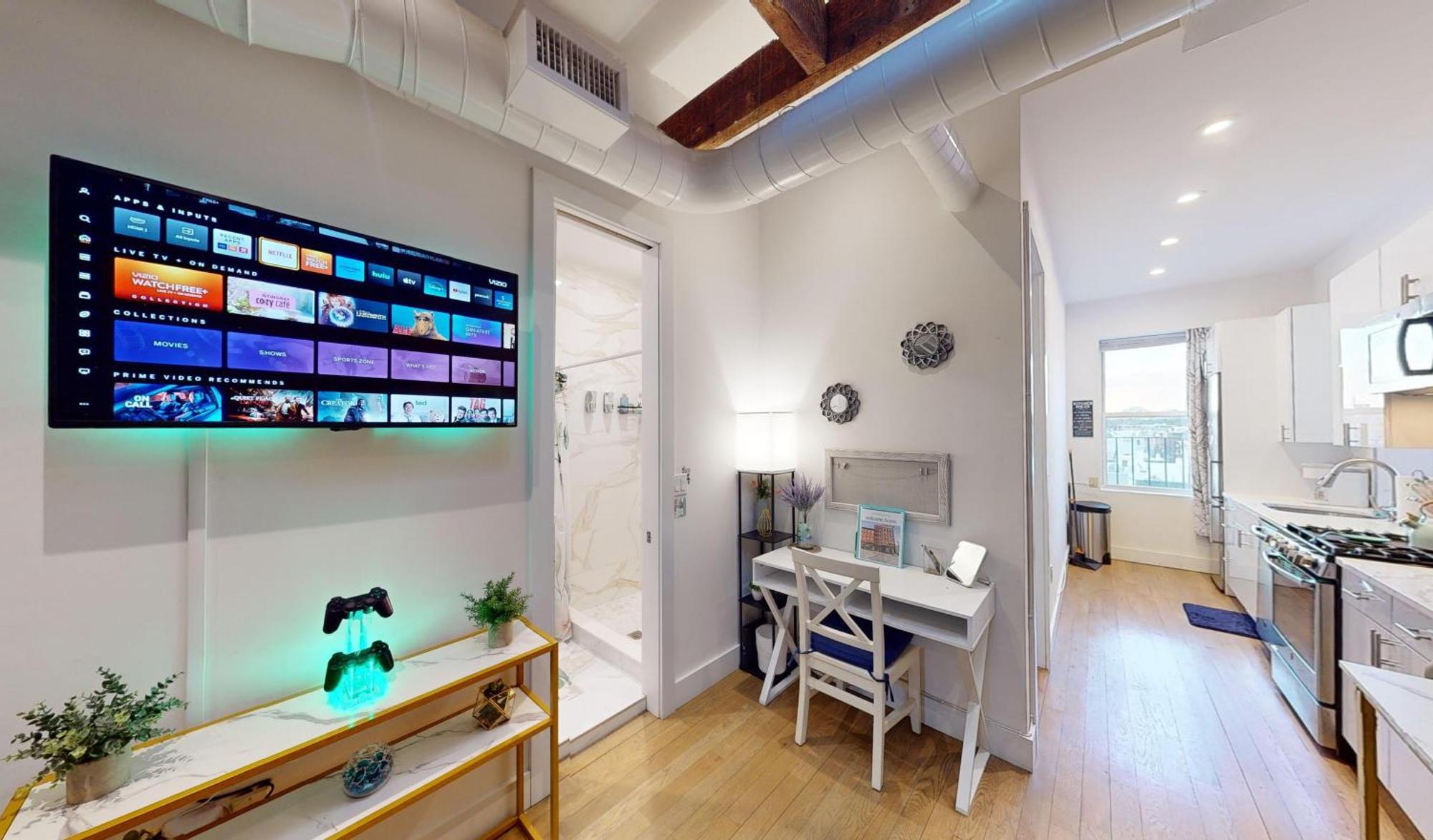 Chic Penthouse 15 Minutes From Nyc - Bus Stop At Doorstep Хобокен Экстерьер фото