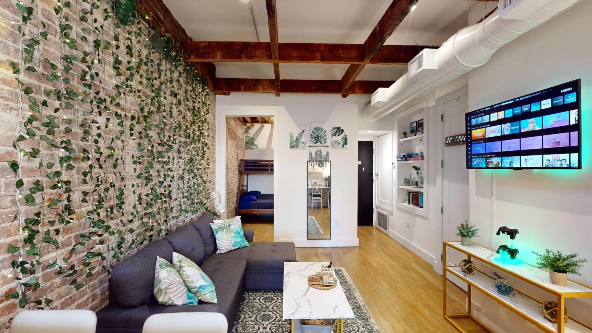 Chic Penthouse 15 Minutes From Nyc - Bus Stop At Doorstep Хобокен Экстерьер фото