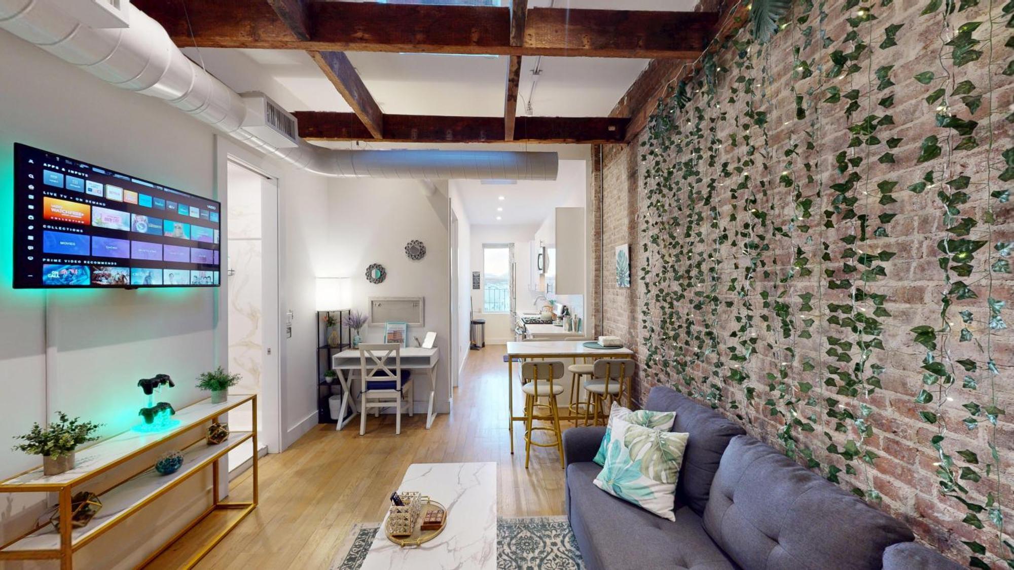 Chic Penthouse 15 Minutes From Nyc - Bus Stop At Doorstep Хобокен Экстерьер фото